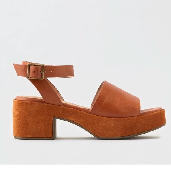 Seychelles Leather Suede Sandals Platform Shoes Size 11 42 Anthropologie Evereve - Picture 2 of 16